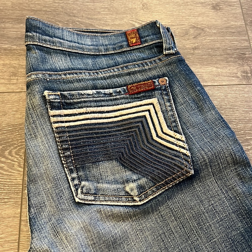 Seven cropped flare denim